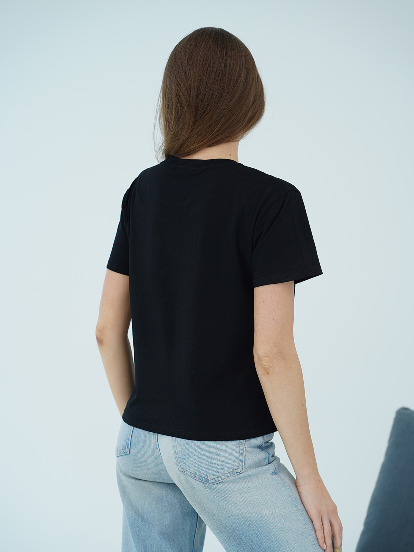 Футболка ISSA Plus модель WN20-710_черный Футболка ISSA Plus модель WN20-710_черный Фото