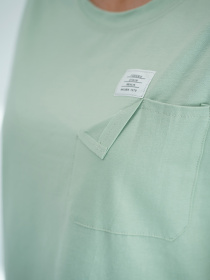 Футболка ISSA Plus модель WN20-710_хаки Футболка ISSA Plus модель WN20-710_хаки Фото