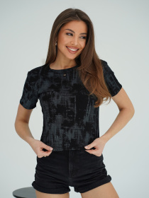 Футболка ISSA Plus модель WN20-711_черный Фото