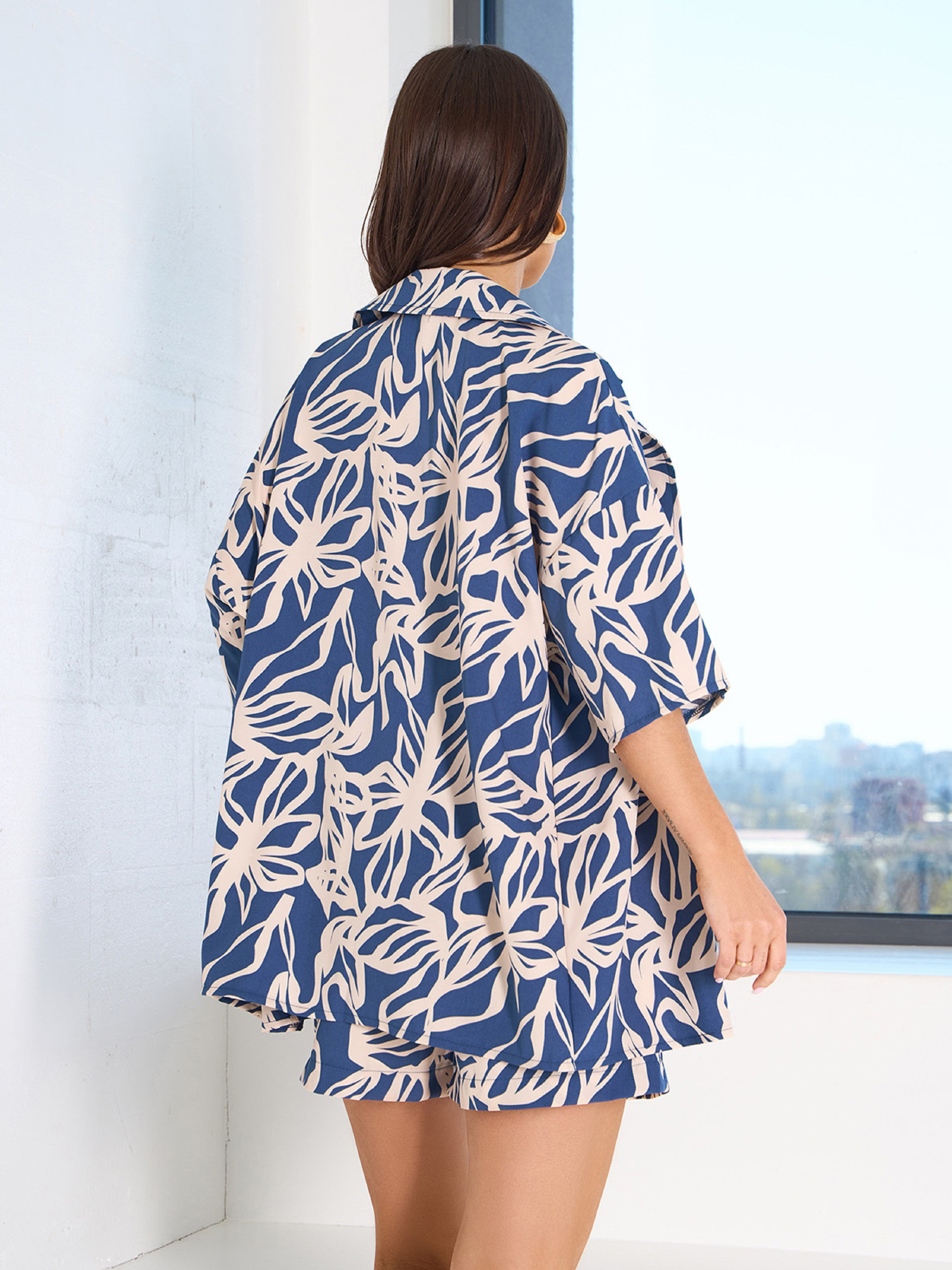 Повседневный костюм ISSA Plus модель 15136_синий Фото