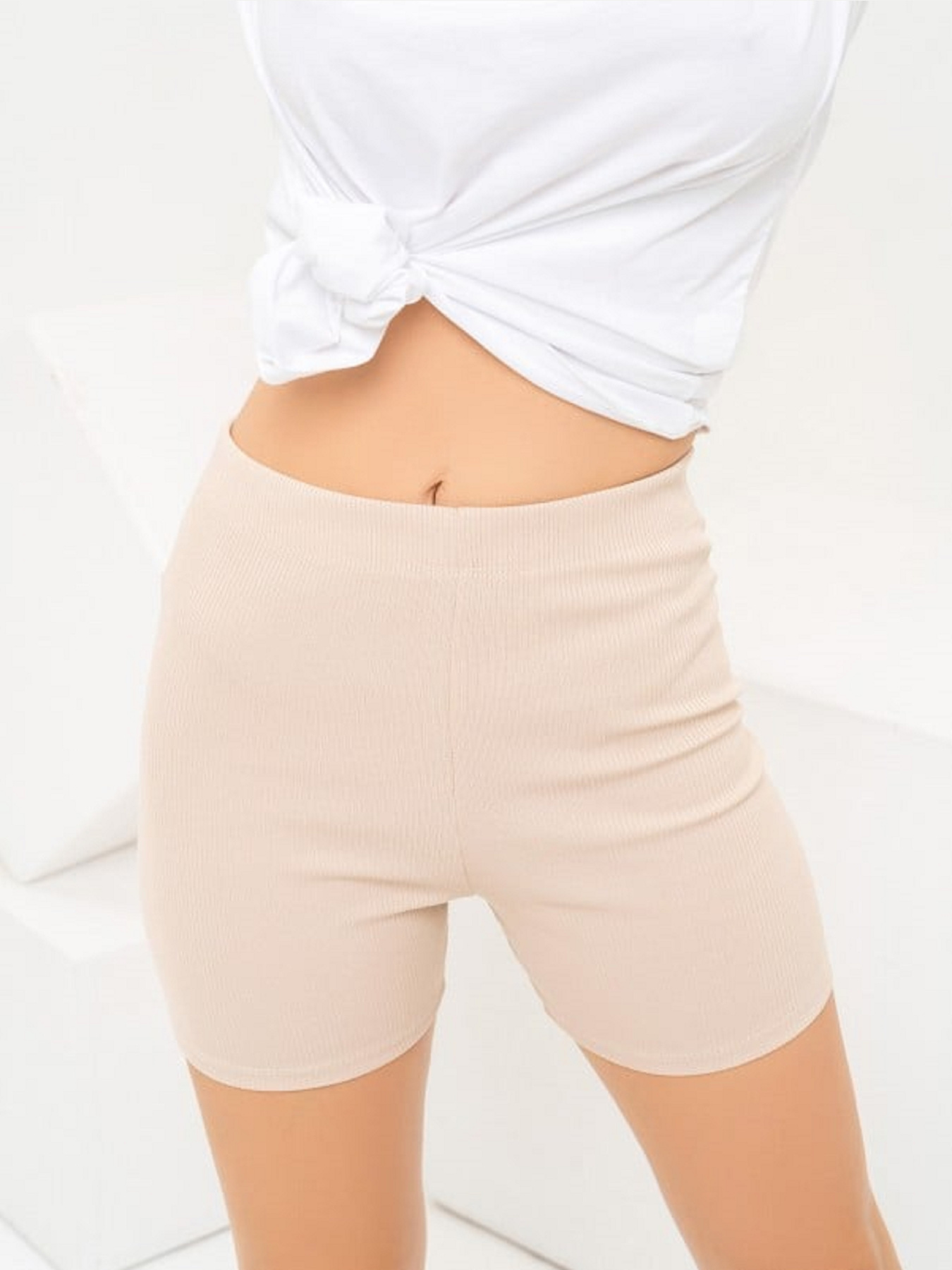 Велосипедки ISSA Plus модель 13926A_бежевый Фото