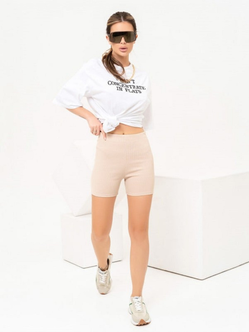 Велосипедки ISSA Plus модель 13926A_бежевый Фото