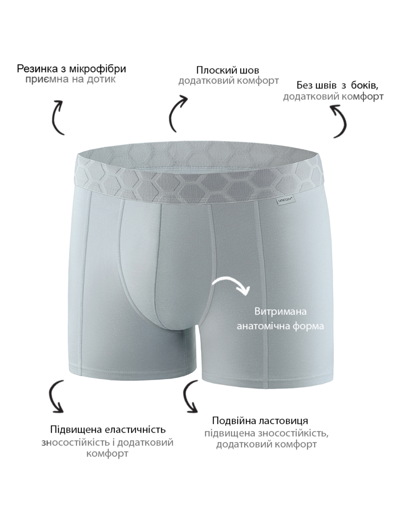 Трусы Uniconf модель BB116RGR Фото