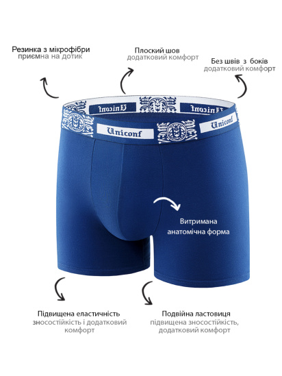 Труси Uniconf модель BB32RDB — фото 4 - INTERTOP