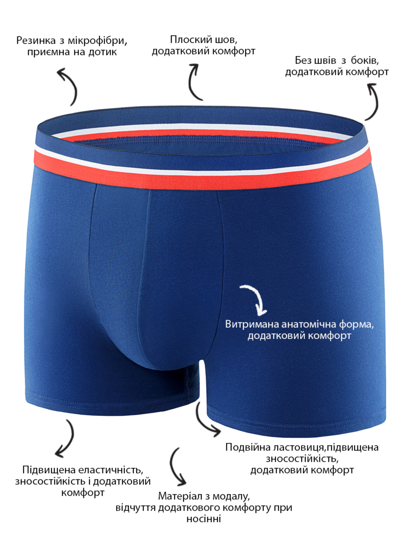 Трусы Uniconf модель BBM60RDB Фото