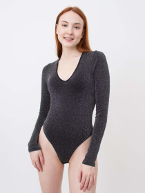 Боді Giulia body long sleeve Rib Lurex модель UP-00002029 Фото