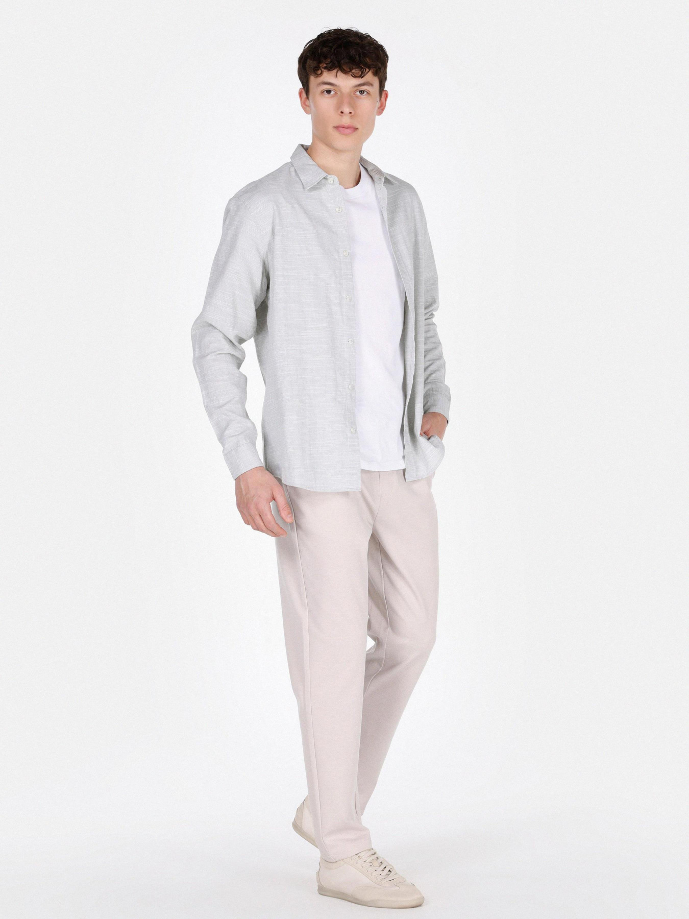 Брюки повседневные Colin’s модель CL1071915_Q1.V1_BEI Фото