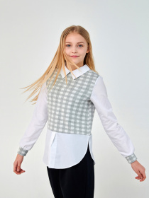 Сорочка SMIL Модель smil_116593-kletka Фото