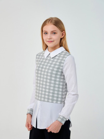 Рубашка повседневная SMIL модель smil_116593-kletka Фото