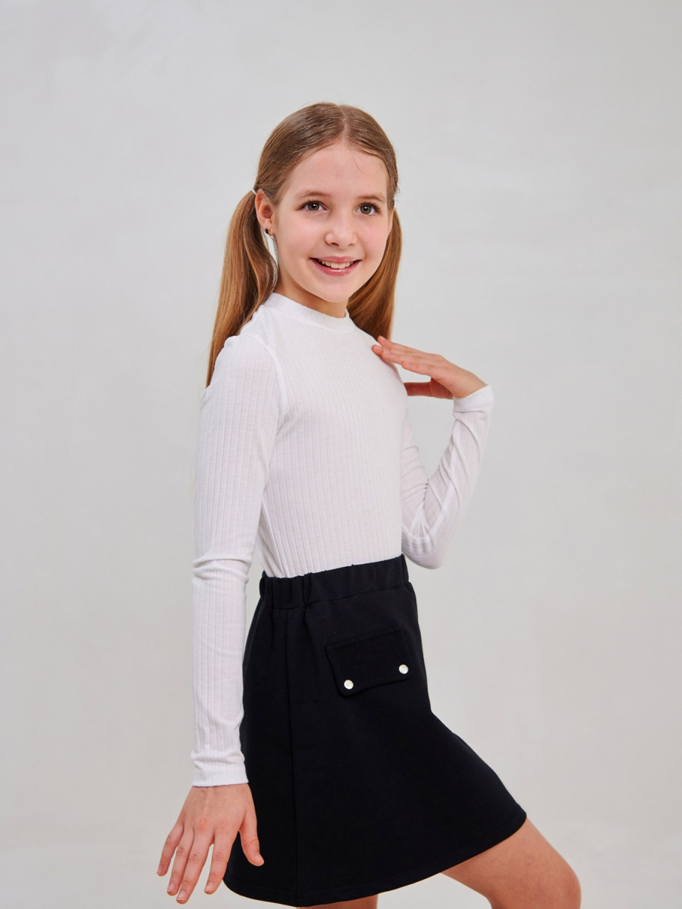 Лонгслив SMIL модель smil_114991-belyj Фото