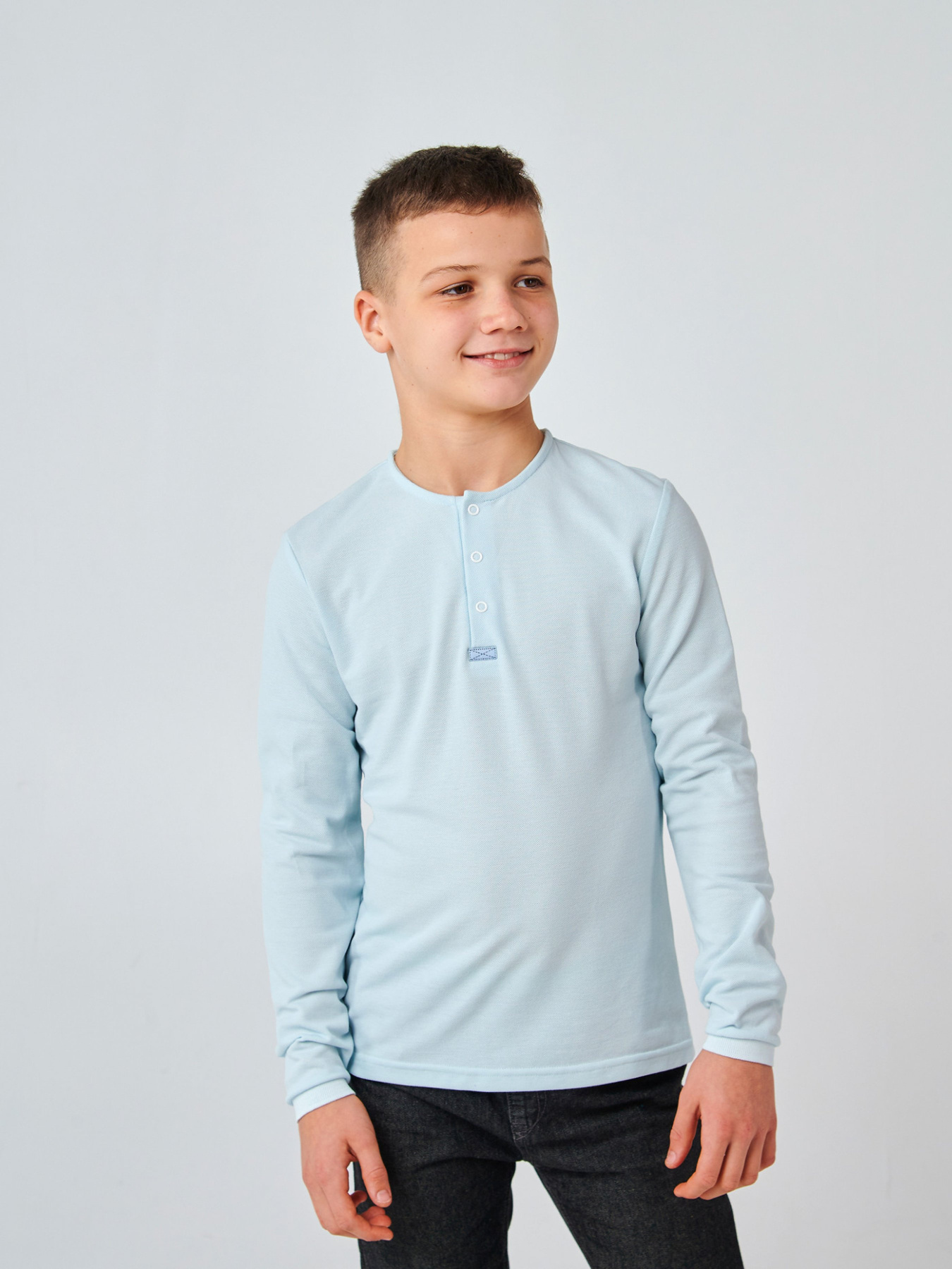 Лонгслив SMIL модель smil_114966-goluboj Фото