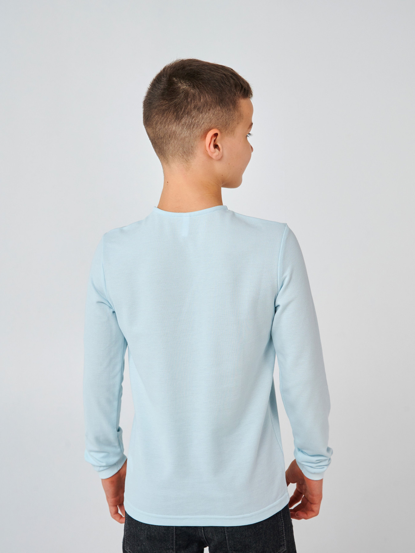 Лонгслів SMIL модель smil_114966-goluboj Фото