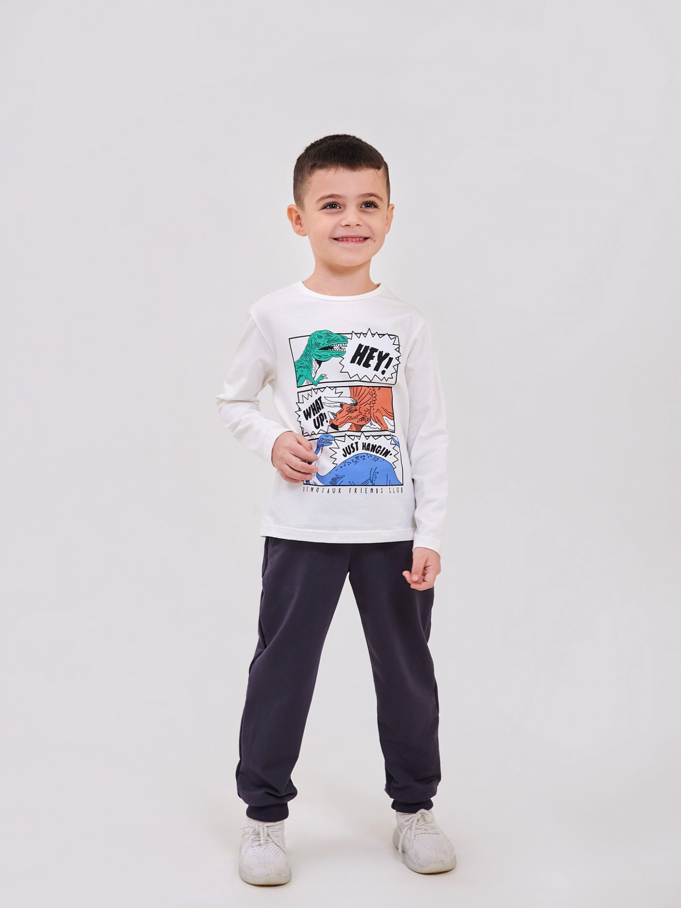 Лонгслив SMIL модель smil_114006-molocnyj Фото