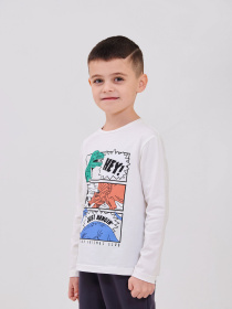 Лонгслив SMIL модель smil_114006-molocnyj Фото