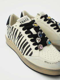 Кеды низкие URBAN TRACE модель UT24-W-1134-2_pr-nt_zebra Фото