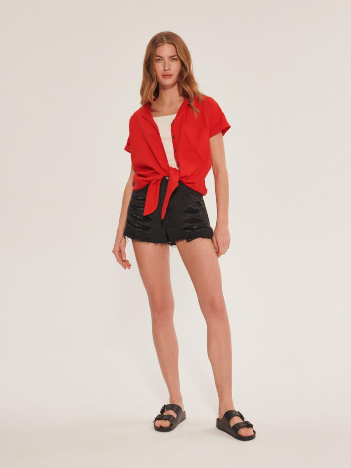 Шорти джинсові DIVERSE модель 10039541 Фото