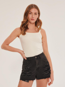 Шорти джинсові DIVERSE модель 10039541 Фото