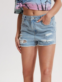 Джинсовые шорты DIVERSE модель 10041494 Фото