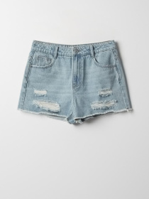 Джинсовые шорты DIVERSE модель 10041494 Фото