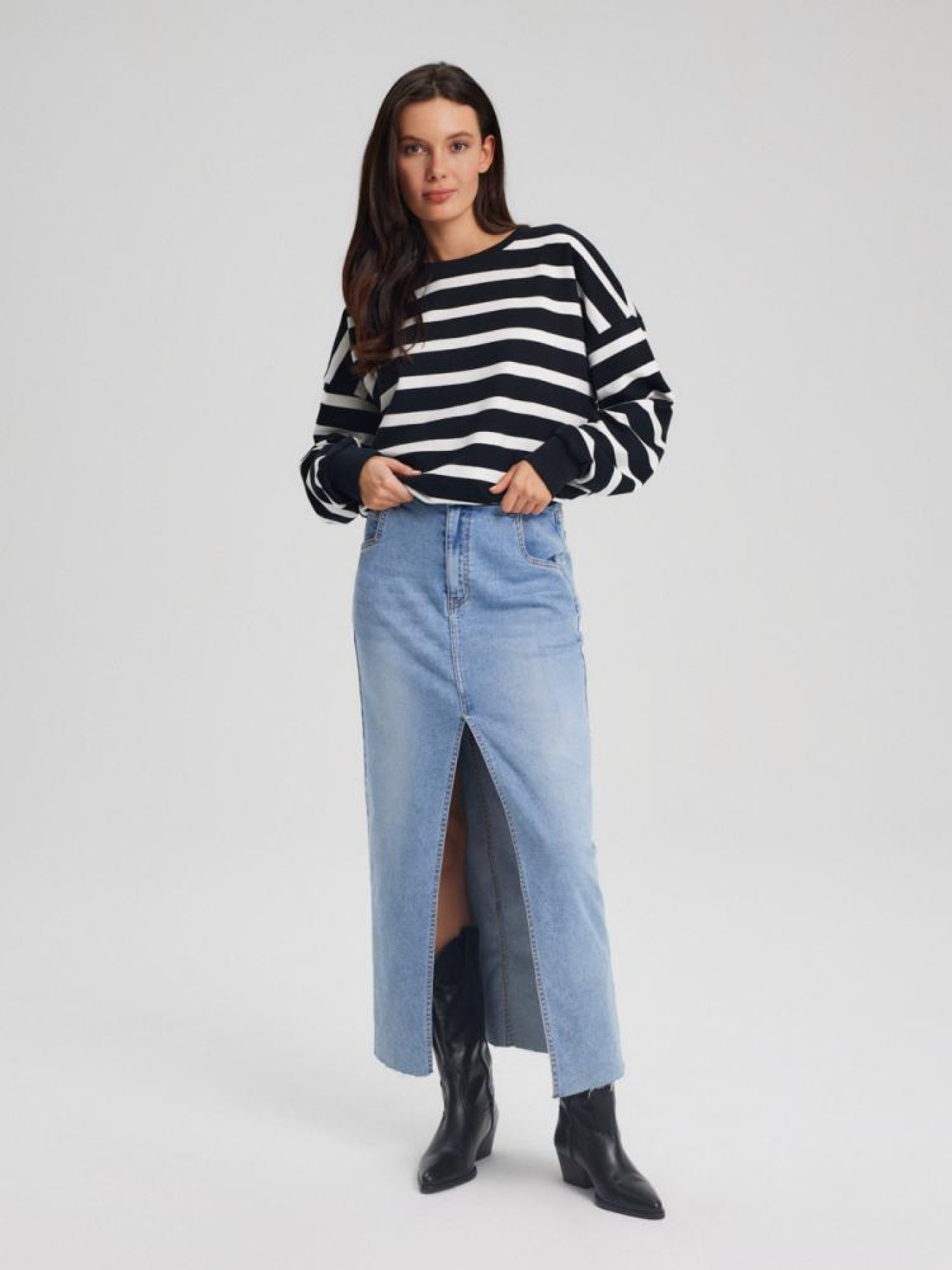 Джинсовая юбка DIVERSE модель 10044122 Фото