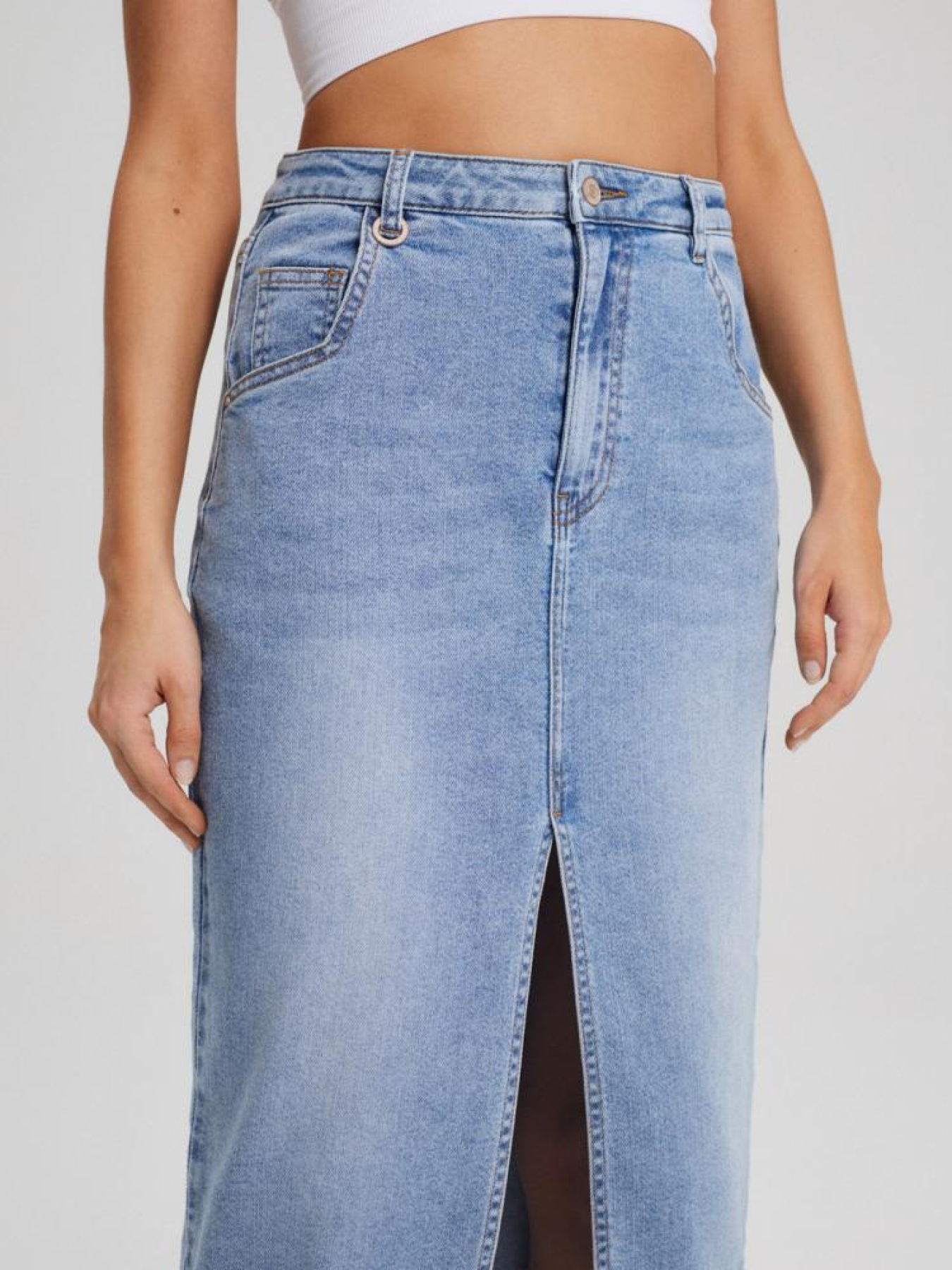 Джинсовая юбка DIVERSE модель 10044122 Фото