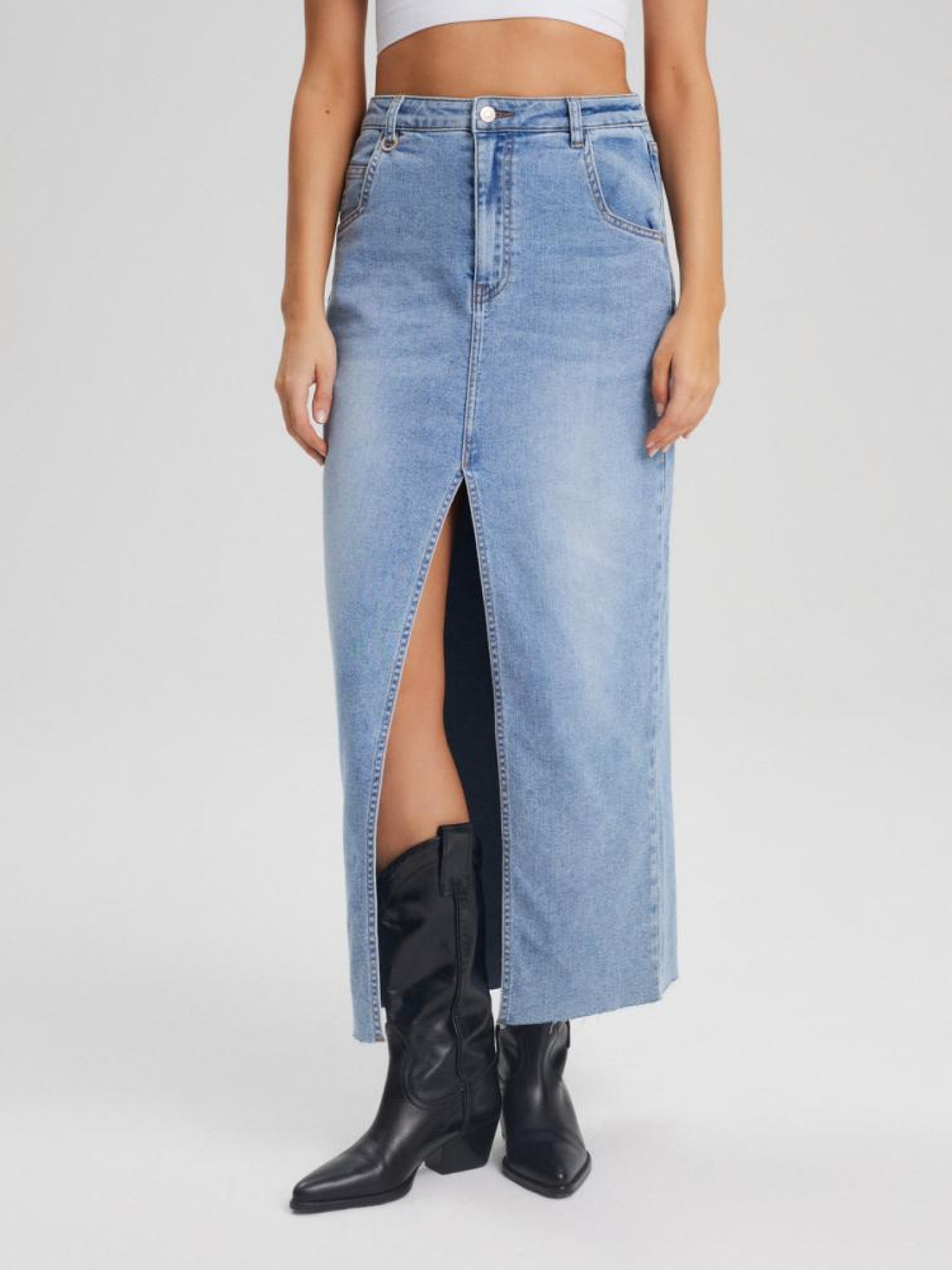 Джинсовая юбка DIVERSE модель 10044122 Фото