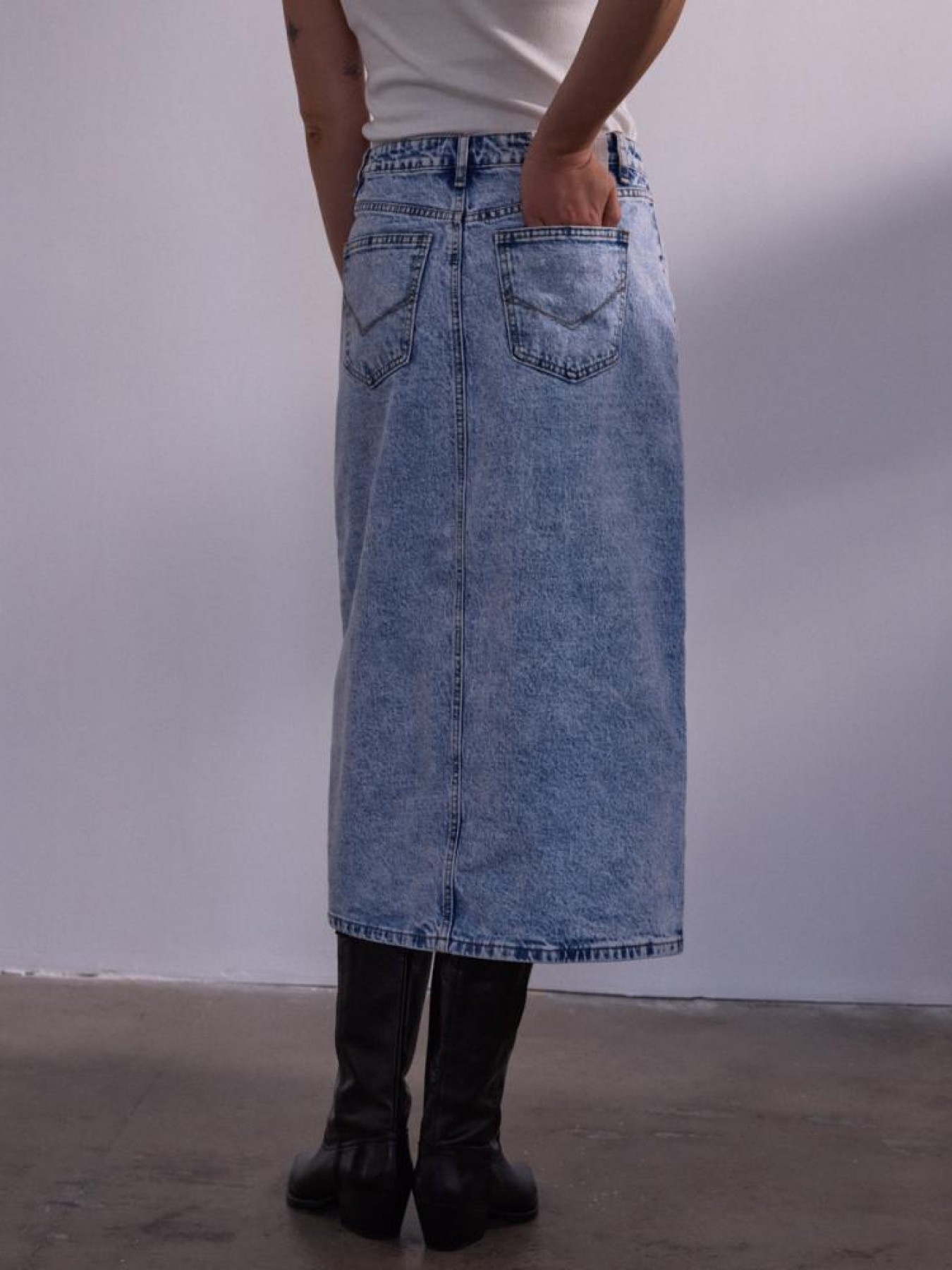 Джинсова спідниця DIVERSE модель 10045142 Фото