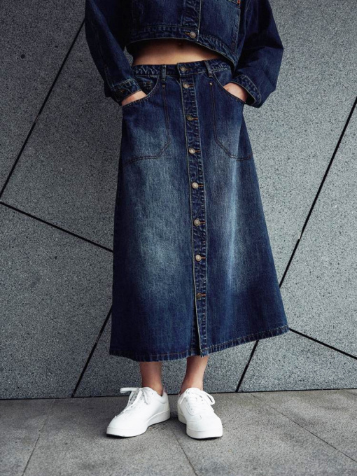 Джинсовая юбка DIVERSE модель 10045148 Фото