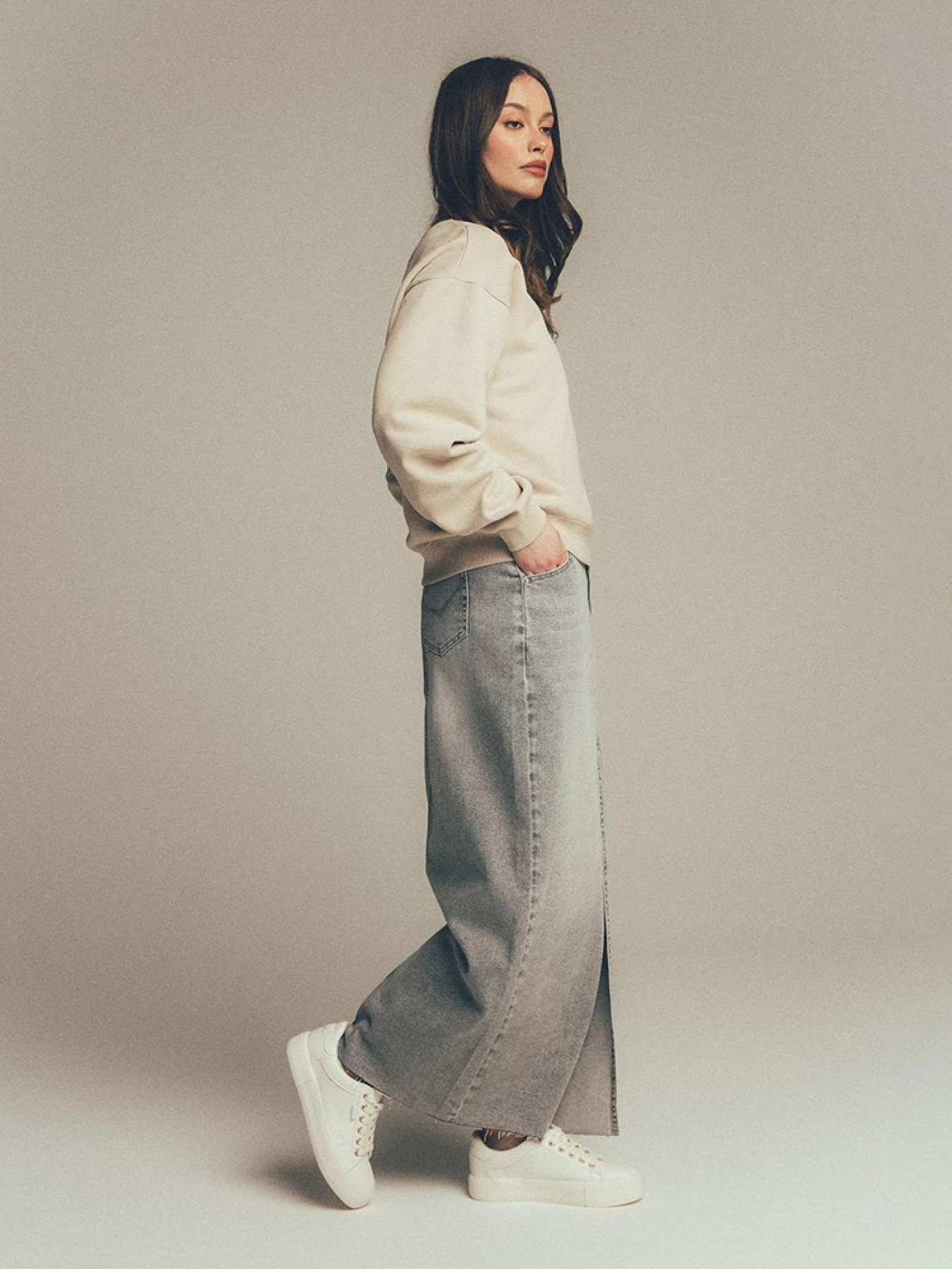 Джинсова спідниця DIVERSE модель 10046612 Фото