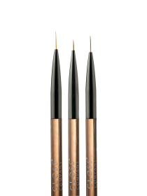 Набор двухсторонних кисточек GLOSS, 3 шт. Пензлики GLOSS COMPANY модель 4823271407516 Фото