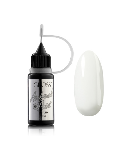 Фарба для аерографа GLOSS Airbrush Paint 004, світло-молочний модель 4823271408094 - фото