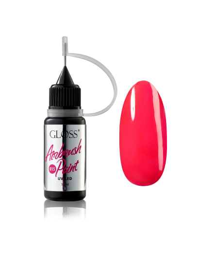 Фарба для аерографа GLOSS Airbrush Paint 015, яскравий амарантовий модель 4823271408834 - фото