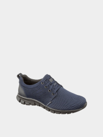 Кроссовки повседневные Casual модель Кеж-130234(12) нубук синий-191 Фото
