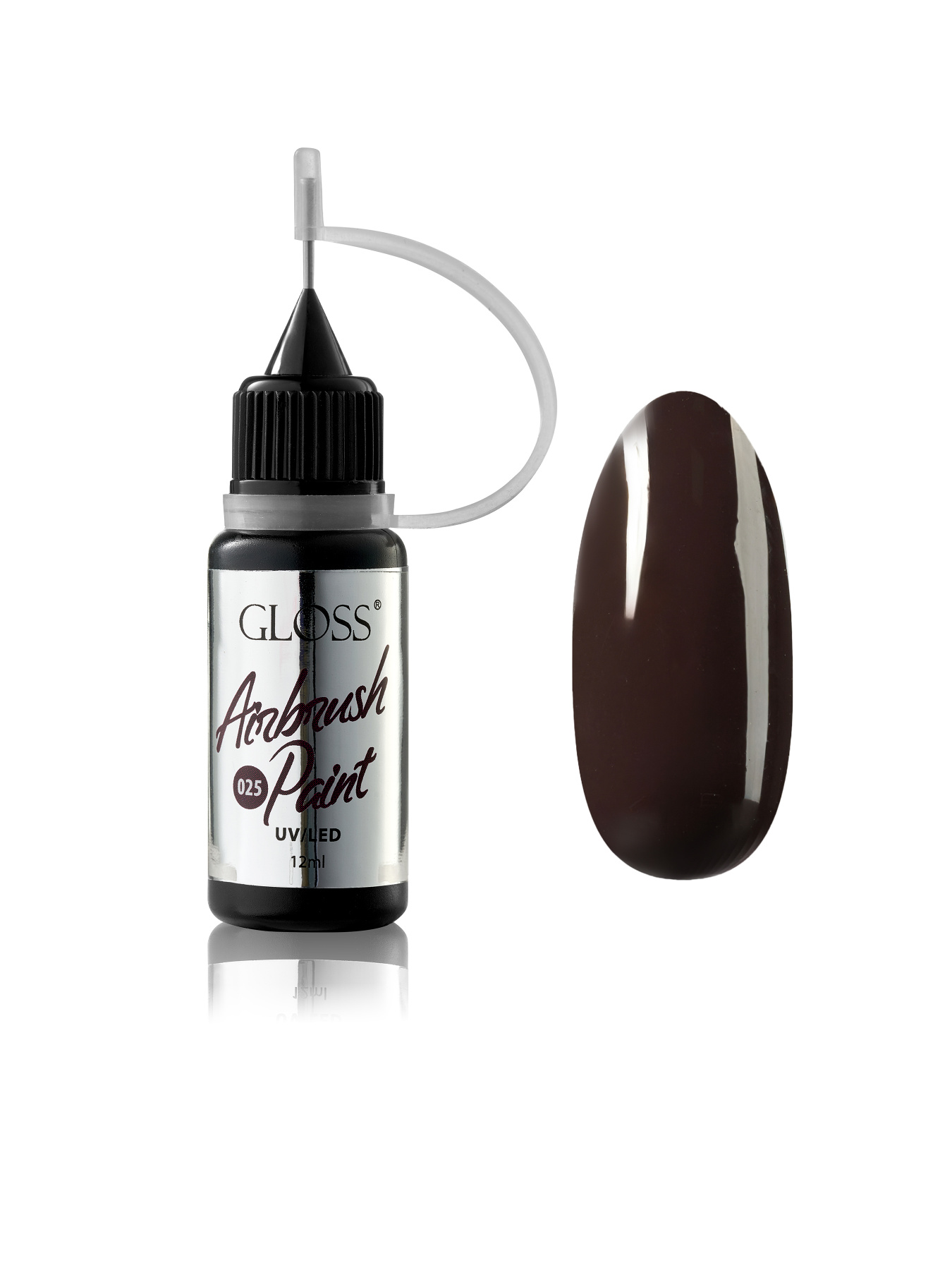 Краска для аэрографа GLOSS Airbrush Paint 025, темно-коричневый GLOSS COMPANY модель 4823271408919 Фото