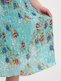 Платье миди Vicolo модель 202-VC-1064_бирюзовый Фото