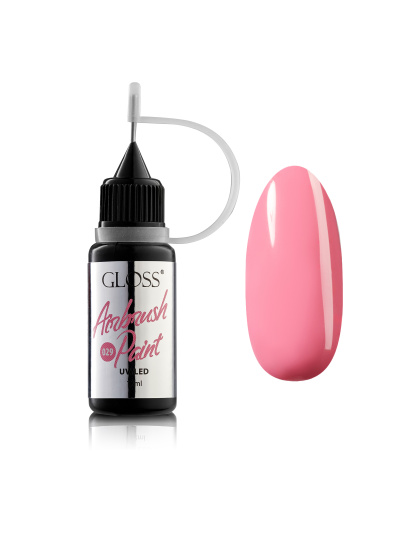 Фарба для аерографа GLOSS Airbrush Paint 029, рожево-ліловий модель 4823271408209 - фото
