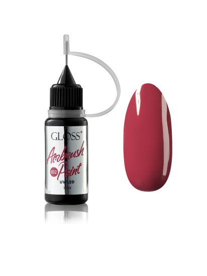 Фарба для аерографа GLOSS Airbrush Paint 032, пурпуровий модель 4823271408940 - фото