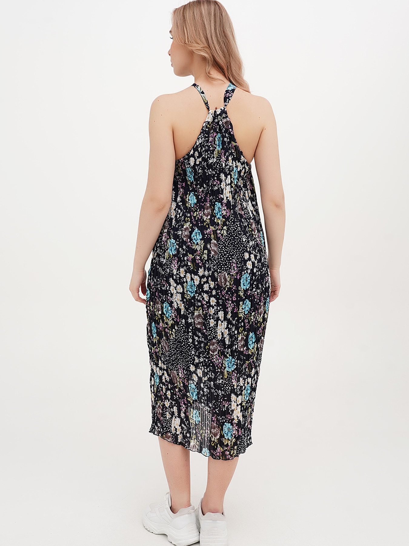 Платье миди Vicolo модель 202-VC-1064_синий Фото