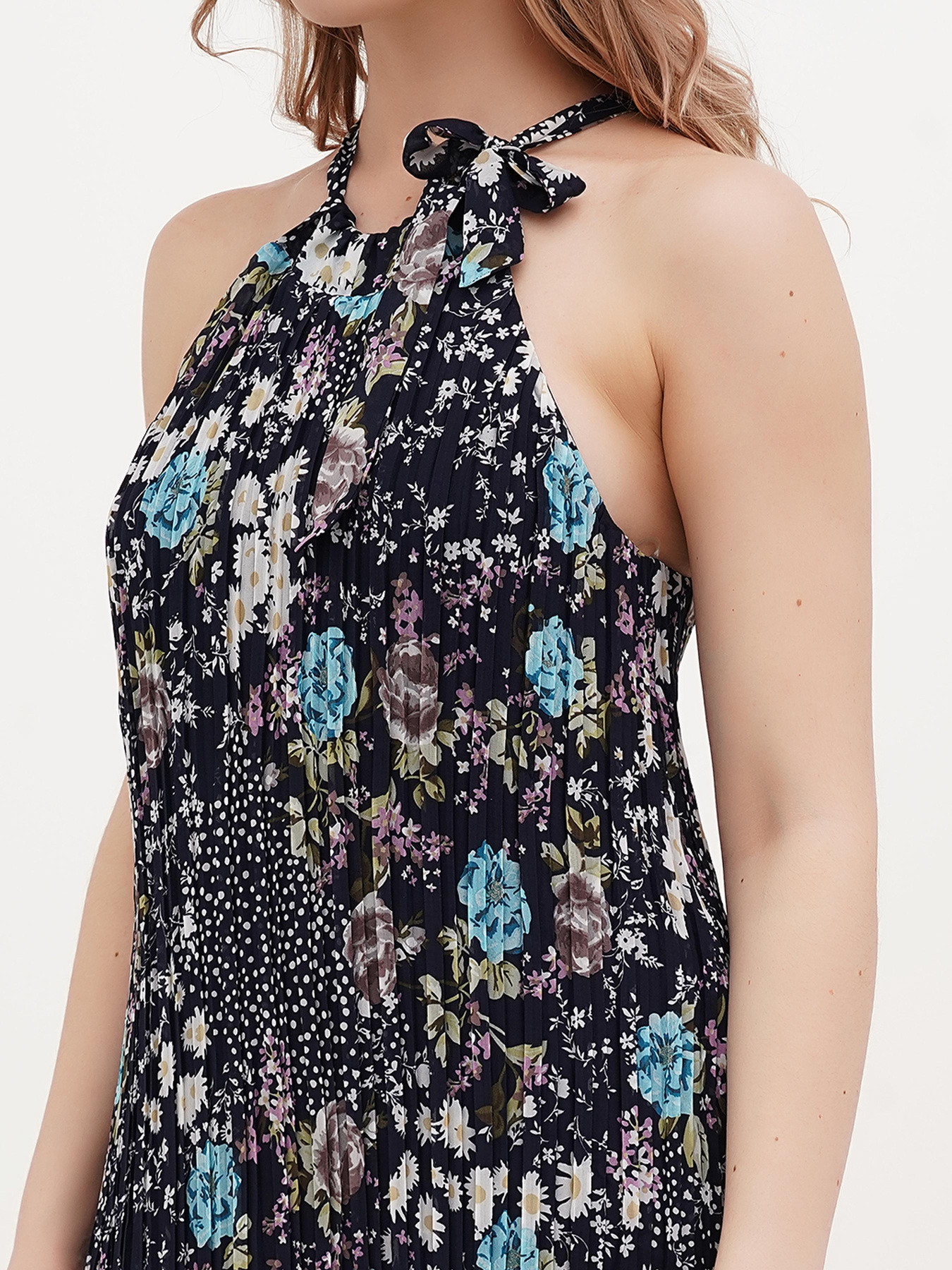 Сукня міді Vicolo модель 202-VC-1064_синий Фото