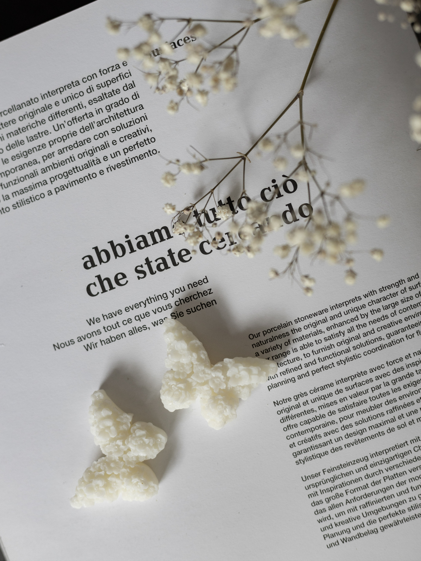 Ароматическое саше "Бабочка", аромат - Пион & магнолия, из натурального оливкового воска Candle Design модель 160.2005 Фото