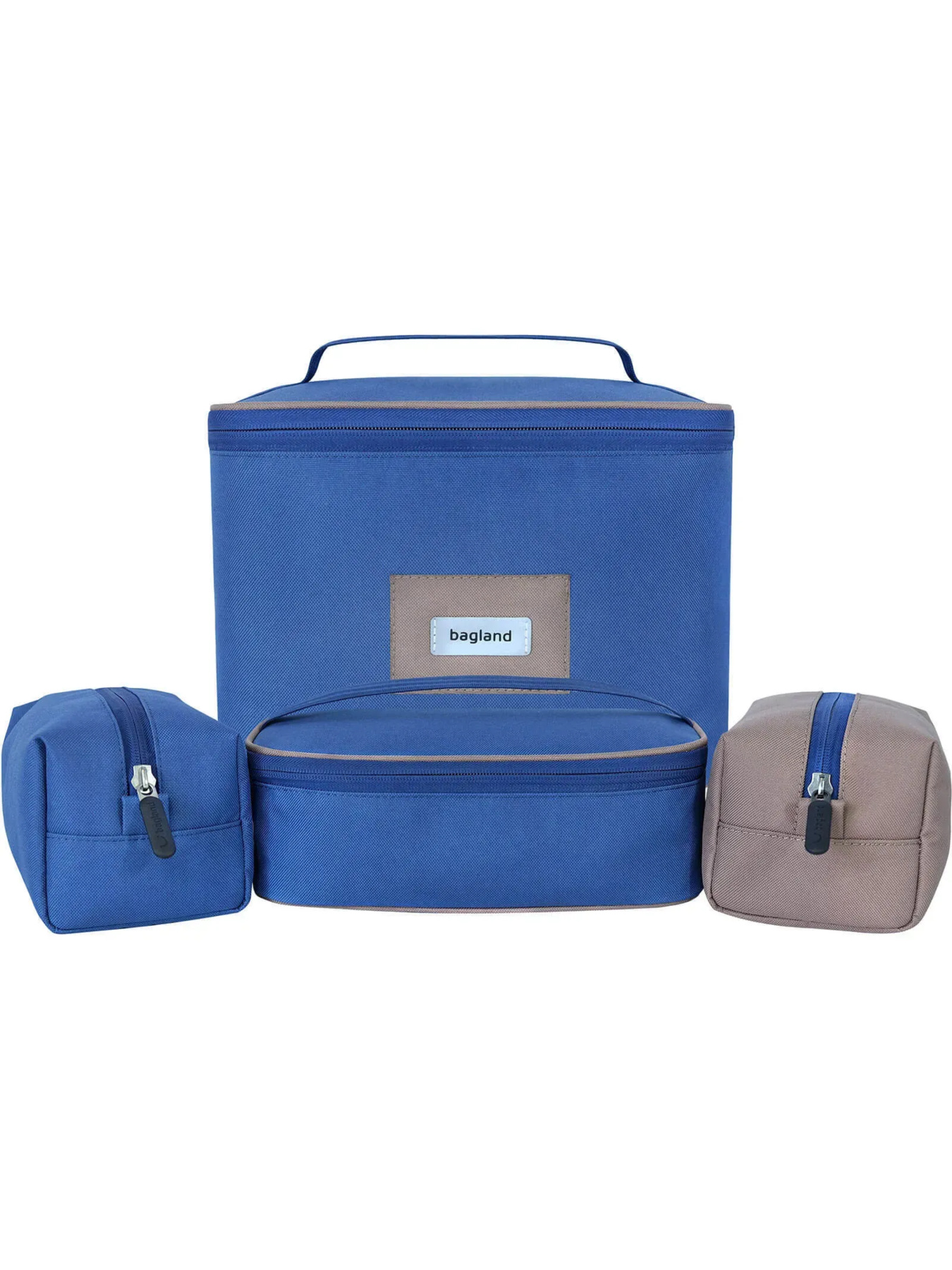 Набор косметичек Bagland Minimal 5 л. Синий Bagland модель 0072466 Набор косметичек Bagland Minimal 5 л. Синий Bagland модель 0072466 Фото