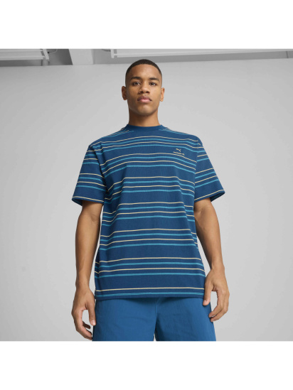 Футболка Manchester City MMQ Striped Tee Men модель 780837 — фото 3 - INTERTOP