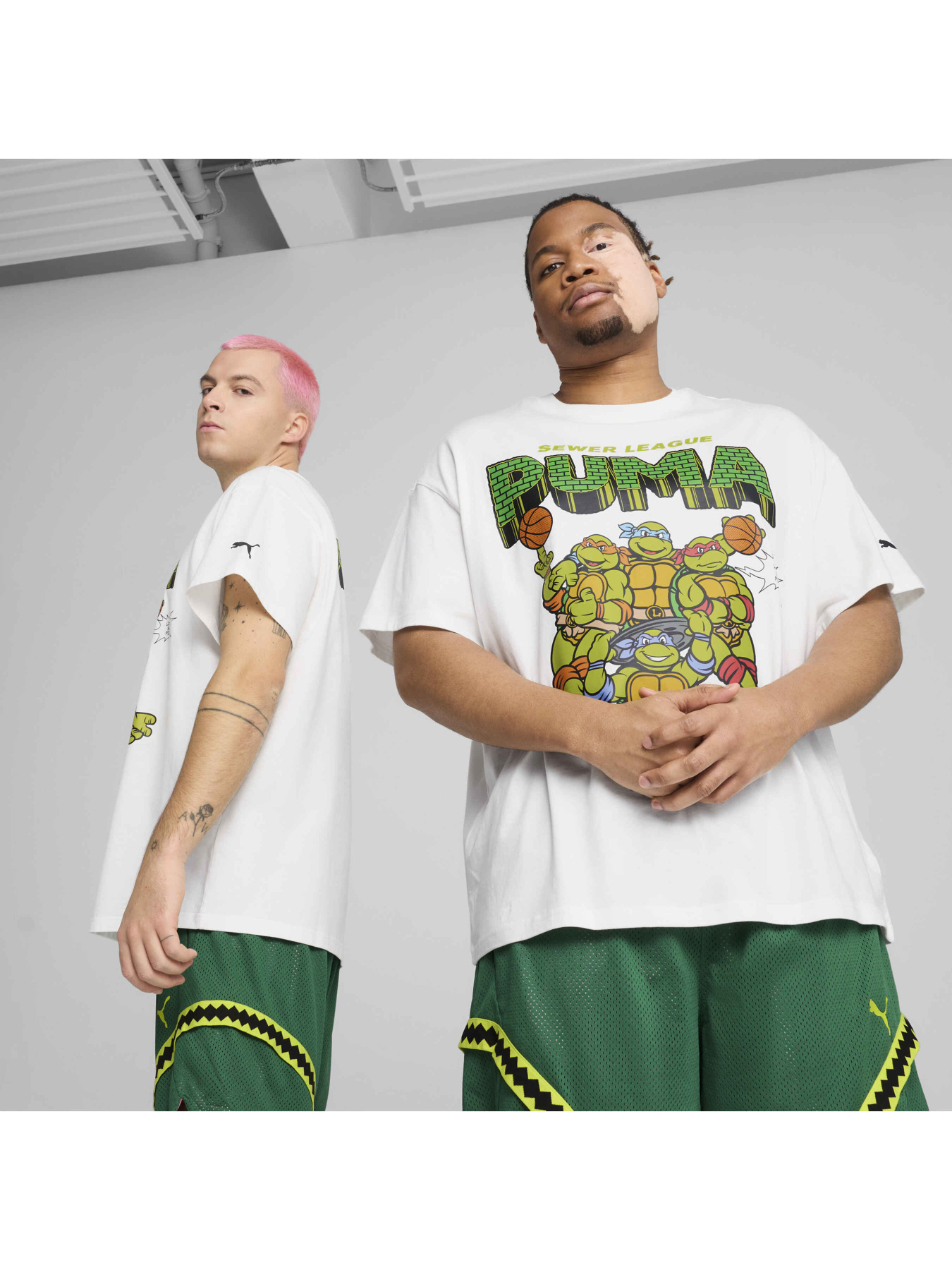 Футболка PUMA Hoops x Tmnt Tee Ii модель 630929 Фото