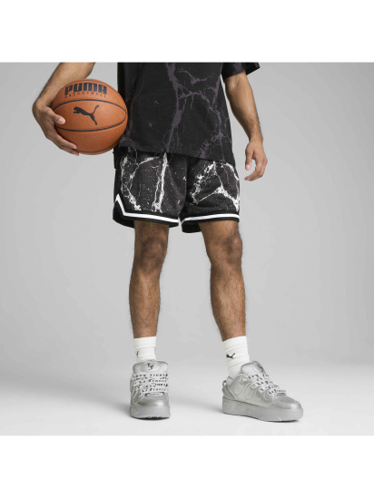 Шорти PUMA HOOPS x LAFRANCÉ Written in Chrome Basketball Shorts Men модель 630782 — фото 3 - INTERTOP