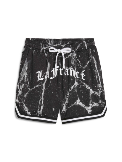 Шорти PUMA HOOPS x LAFRANCÉ Written in Chrome Basketball Shorts Men модель 630782 - фото