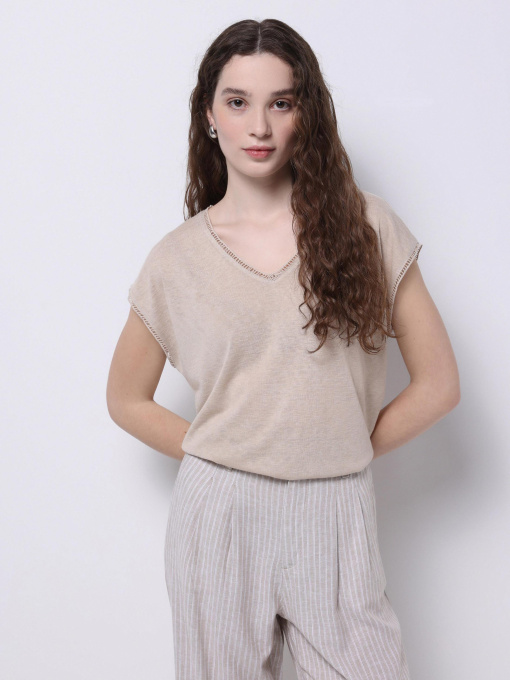 Футболки и поло Colin’s модель CL1074594_Q1.V1_BEI Фото