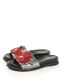 Шлепанцы It-girl модель GM-584-R143-nikel Фото