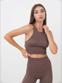 Топ спортивний Giulia halter Top Rib модель UP-00000901 Фото