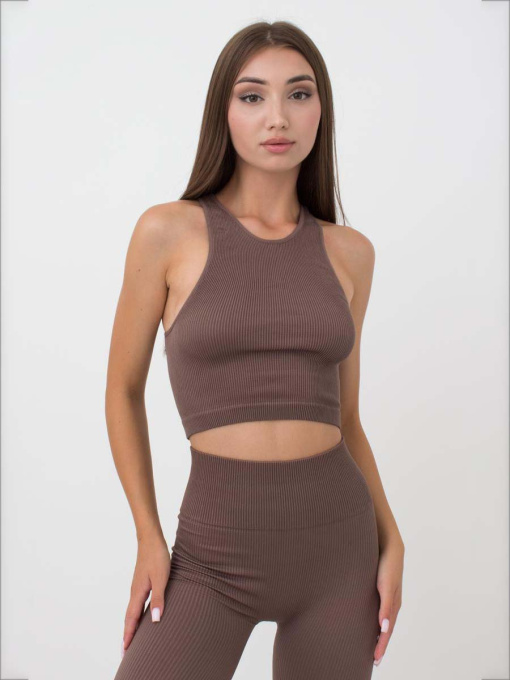 Топ спортивный Giulia halter Top Rib модель UP-00000901 Фото