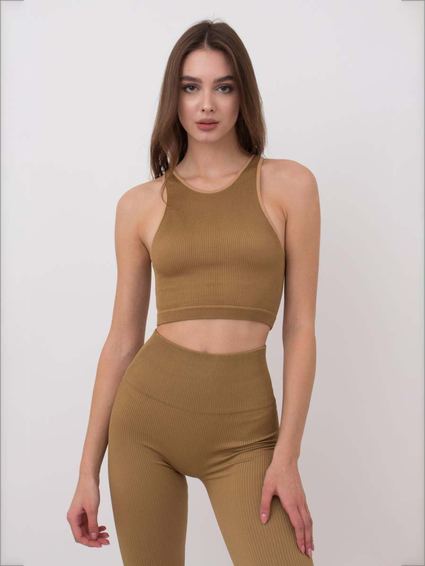 Топ спортивний Giulia halter Top Rib модель UP-00000901 Фото